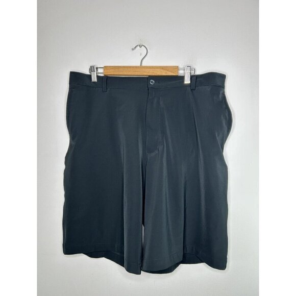 Nike Golf Black Men’s Golf Casual Pockets Flat Front Shorts Size 38 - Picture 1 of 15